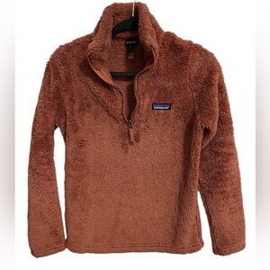 Patagonia Rust Los Gatos Quarter Zip Fleece Pullover Size XS